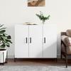 VidaXL White Buffet 90x34x80 Cm Engineered Wood 828116