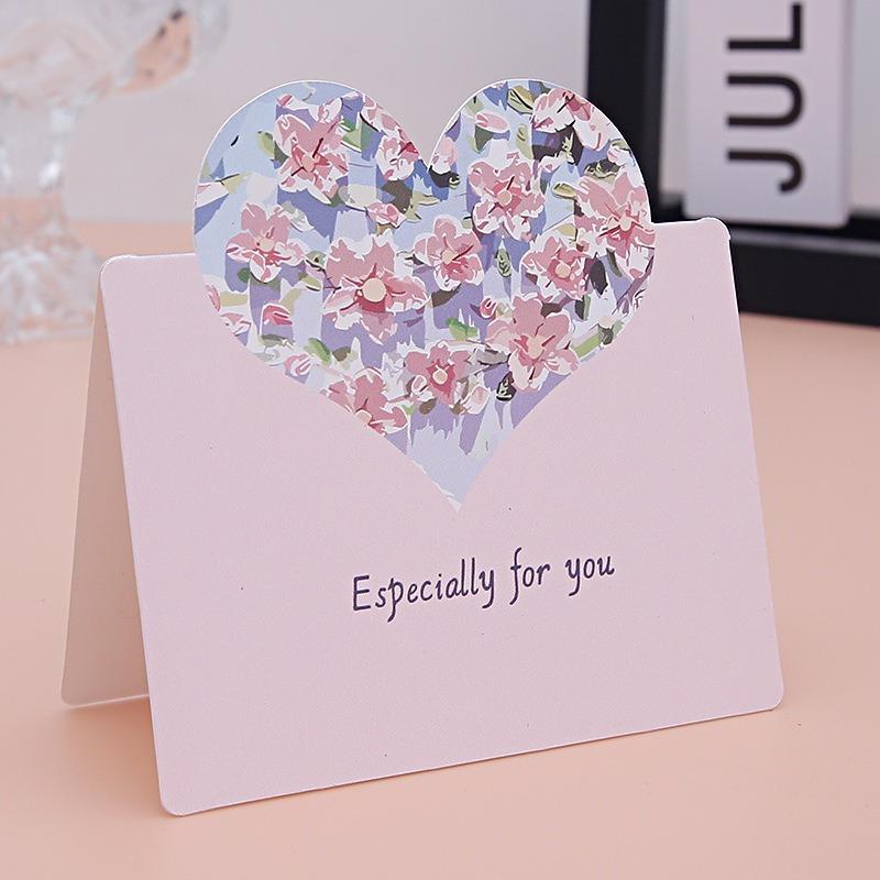 10pcs Love Card, Creative Oil Painting Style Card, Father's Day, Mother's Day,Teacher's Day,Birthday Party & Other Holiday Cards