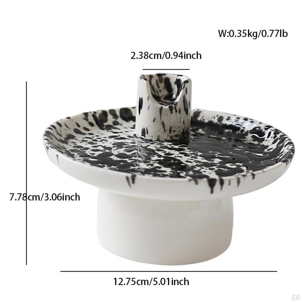 Ceramic Sage Bowl Palo Santo Holder for Office and Living Space