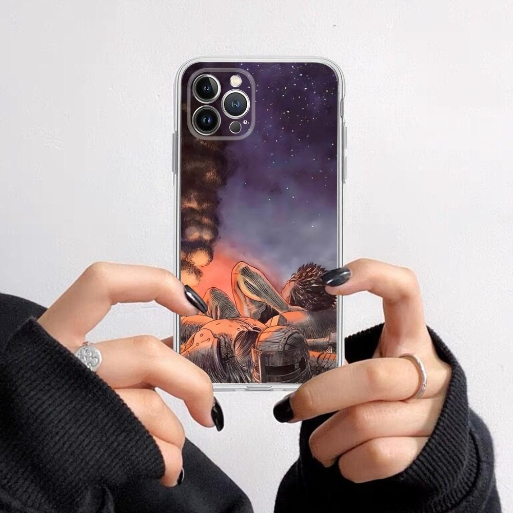 Berserk Comics Anime Phone Case For iPhone 15 14 11 12 13 Mini Pro XS Max Cover 6 7 8 Plus X XR SE 2020 Funda Shell
