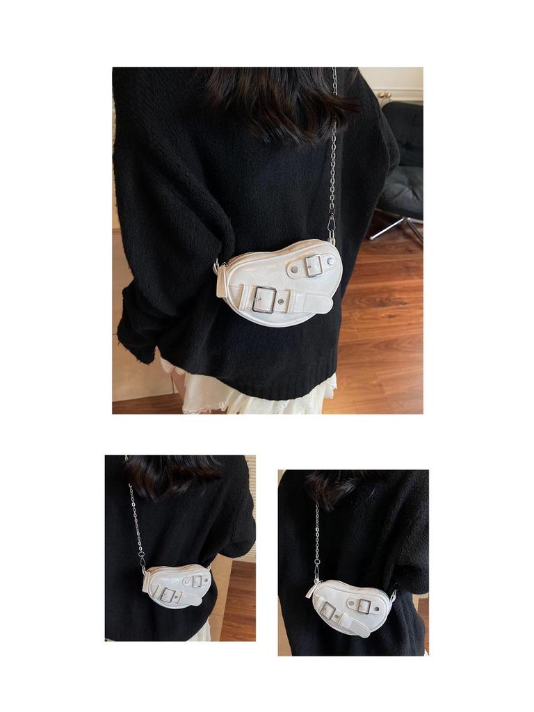 2025 Französische Nischen-Motorrad-Stil Herz Umhängetasche - Vielseitige Herbst-Schultertasche für Frauen