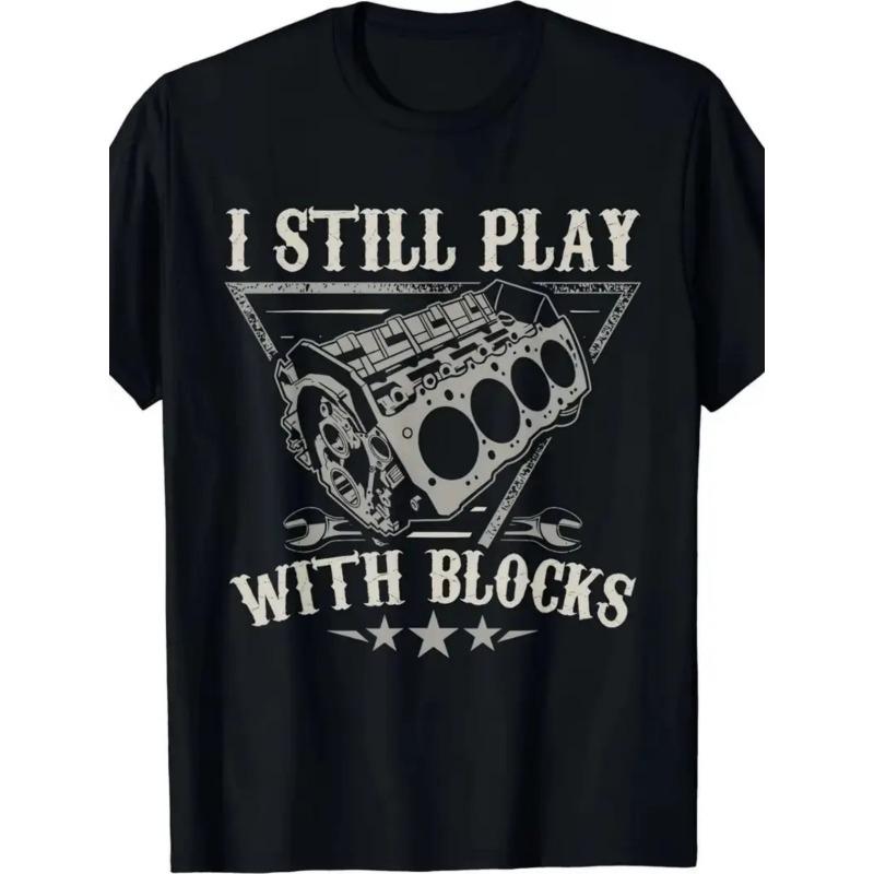 European sizes Simple Design, American Industrial Style, Trendy Fashion Round Neck Short Sleeve, Fashionable Brand