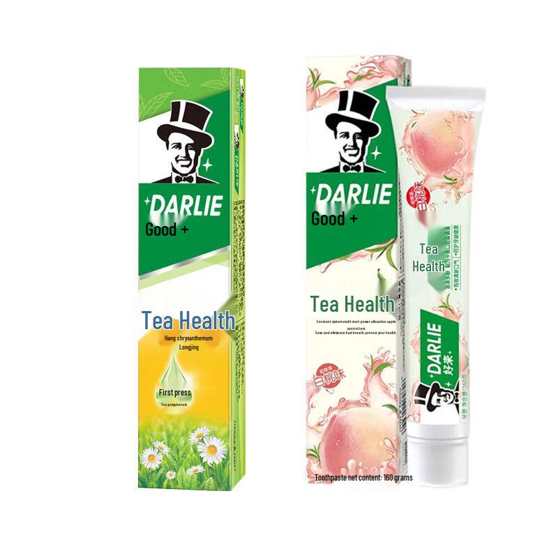 Hawley Tea Care Toothpaste Duo: Chrysanthemum Longjing & Peach