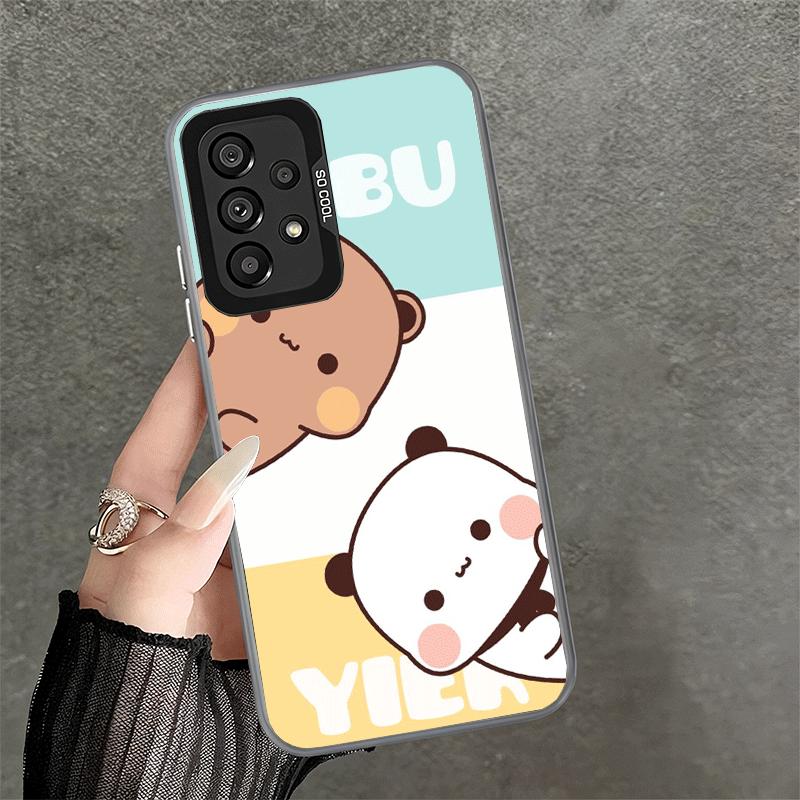 Bubu Dudu Cartoon Cute Soft Phone Case for Samsung A17 A16 A15 A14 A13 A57 A56 A55 A54 A53 A37 A36 A35 A34 A33 A26 A25 A24 A23 A