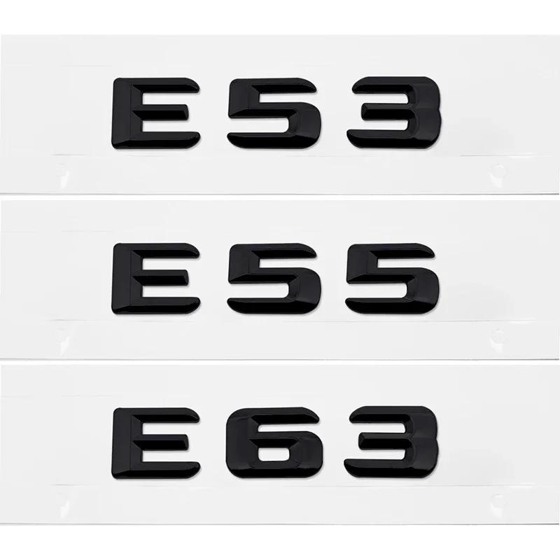 Car Tail Letter Number Emblem Sticker Rear Trunk Badge Decal for Mercedes Benz E Class E53 E55 E63 E200 E220 E230 E240 E250 E260