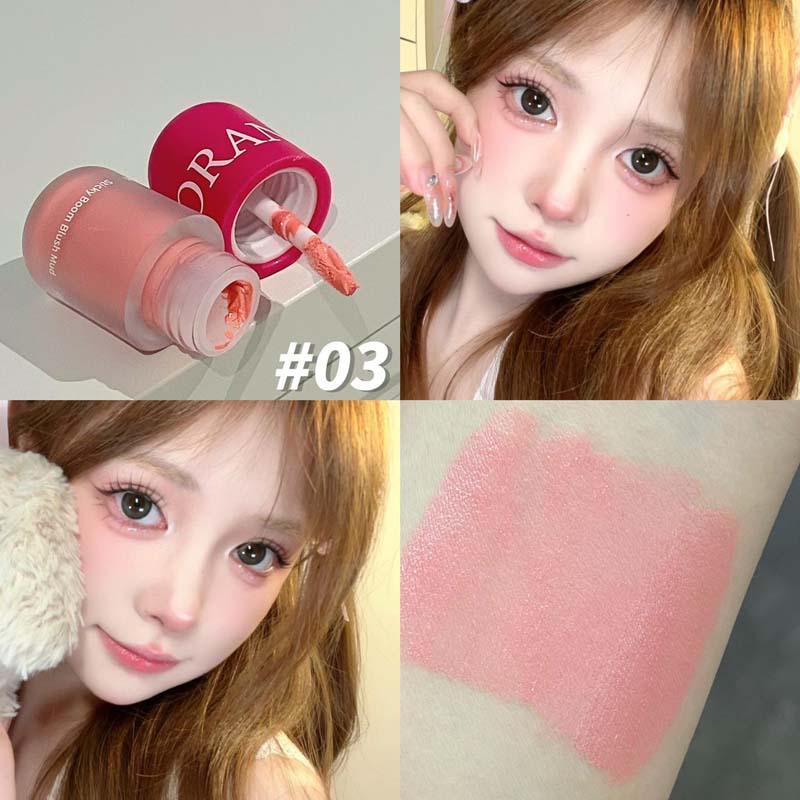 HERORANGE Long-Lasting Matte Lip & Cheek Mud - Plumping Natural Nude Makeup for a Tender Look