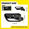 4X Front+Rear Left Right Ide Door Handle for 2003 04-2007 Honda Accord Sedan