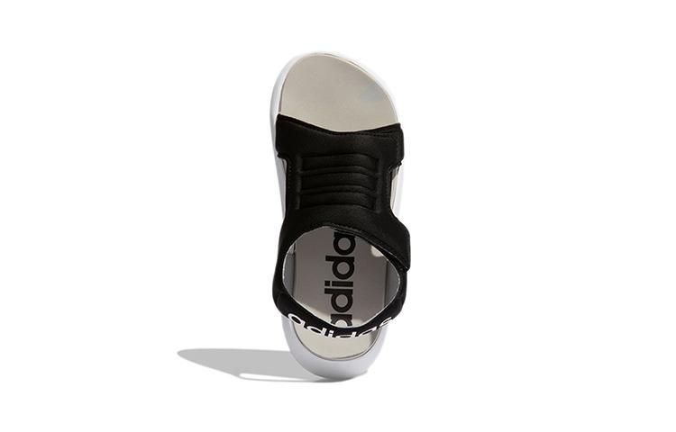 Adidas Comfort Sandal Breathable Children's Sandals Black White Children Aged 3 7 Years Old FY8856