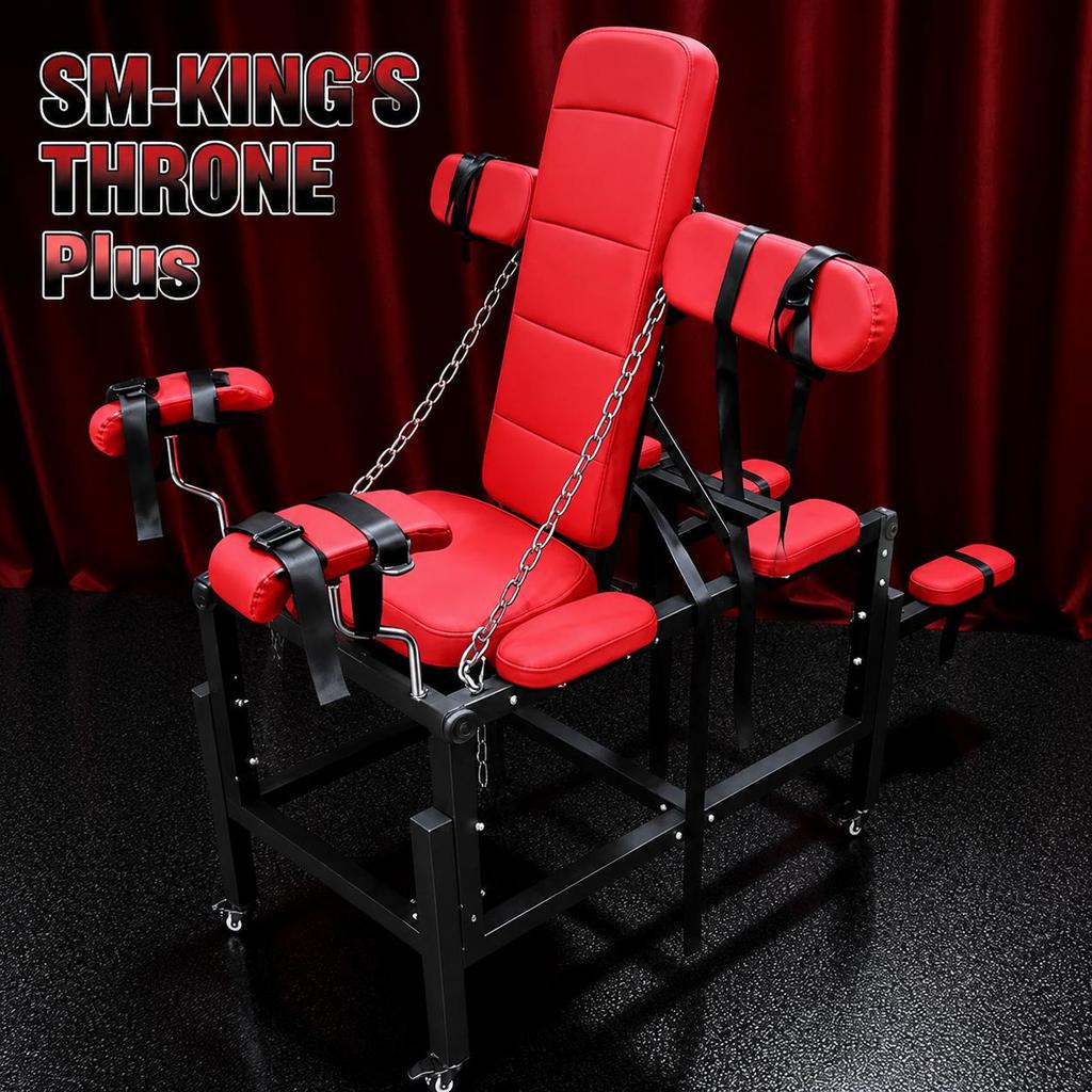SM Restraint Furniture Large Adjustable Spanking Sex Bench Chair Couples Bondage Play Multi-Functional Sex Positioning Aid 18+