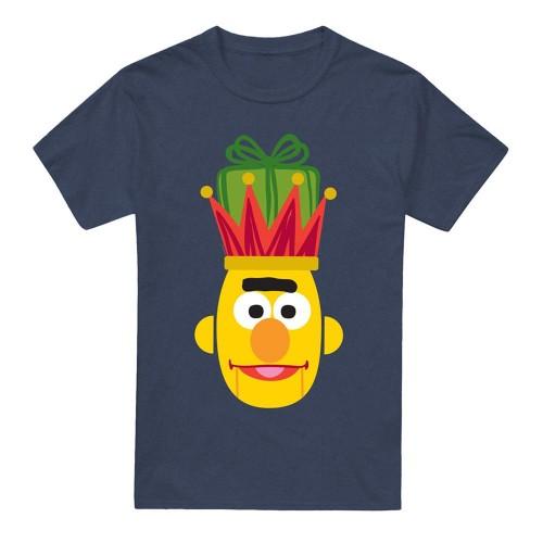 Sesame Street Unisex Adult Bert Nutcracker Christmas T-Shirt