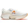 Li Ning Cushioning Slip Resistant Abrasion Resistant Low Top Running Shoes Men's White Black Orange ARZU005-3