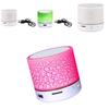 Portable Mini Cracked Bluetooth Speaker With Led Light Wireless Speaker Gift Car Home Outdoor