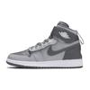 Air 1 High FlyEase GS Light Smoke Grey Kids Sneakers White DC7986-003