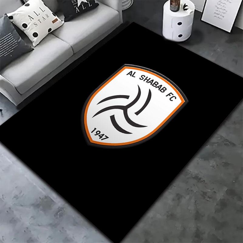 Al-Shabab FC Carpet Rug for Living Room Bedroom Home Sofa Decoration,Kids play Non-slip Floor Mat