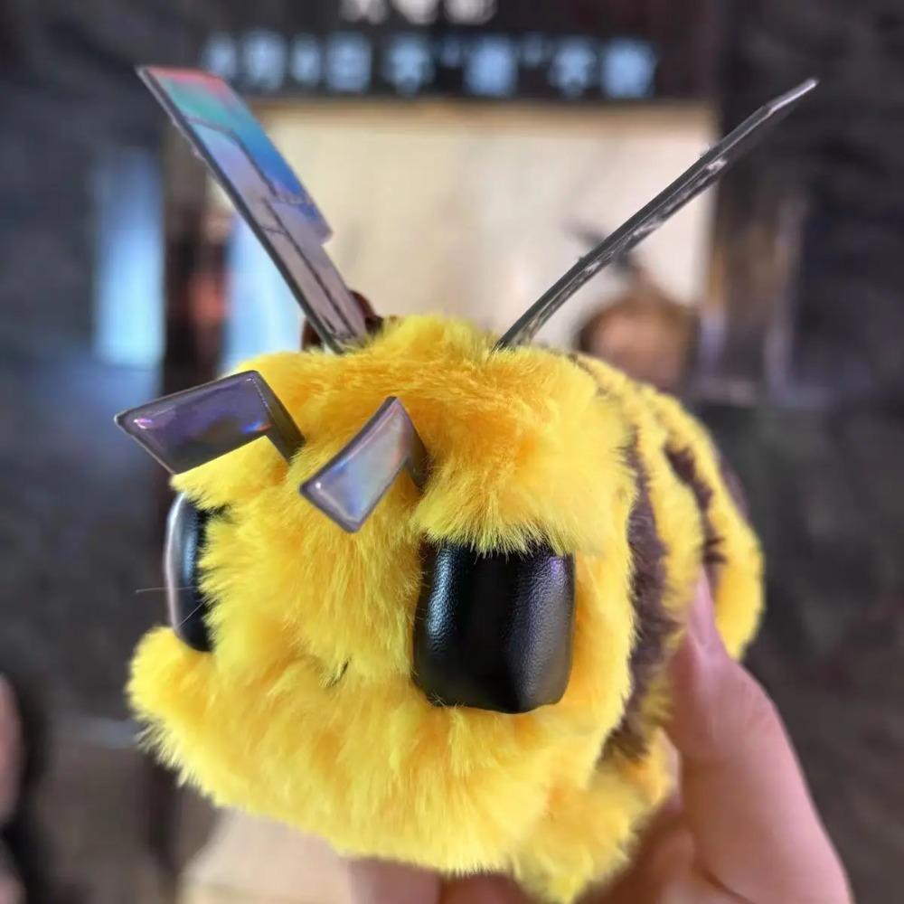 

Bee Figure Bag Charm Cute Yellow Animal Pendant Mini Display Ornament Game Movie Inspired Gift