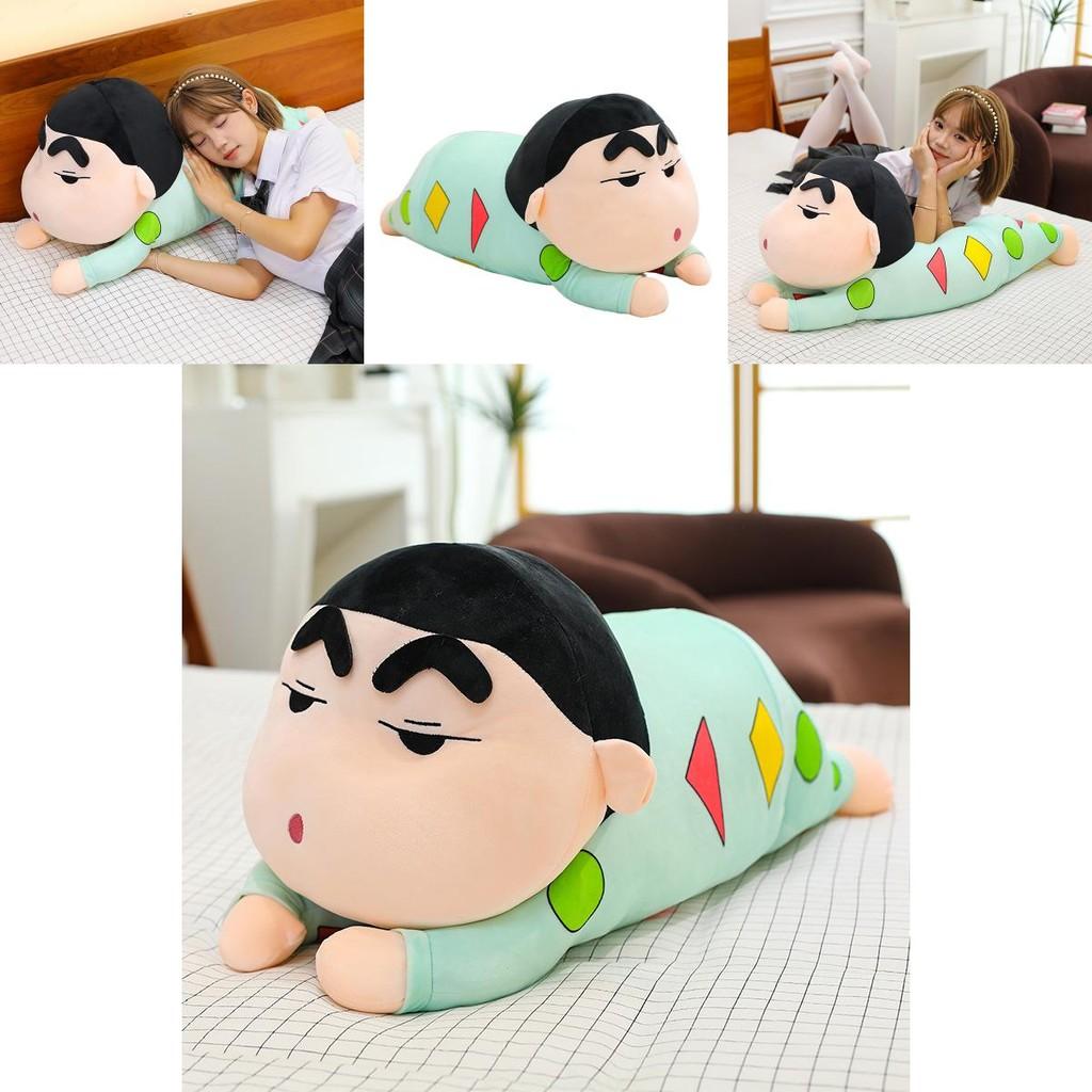 Crayon Shin Chan Sleeping Pose Plush Cartoon Soft Bed Decor Gift For Kids