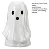 Halloween Ghost Candlestick Holder Cute Resin Ghost Taper Candle Holder for Wedding Halloween Bedroom Living Room Table Decor