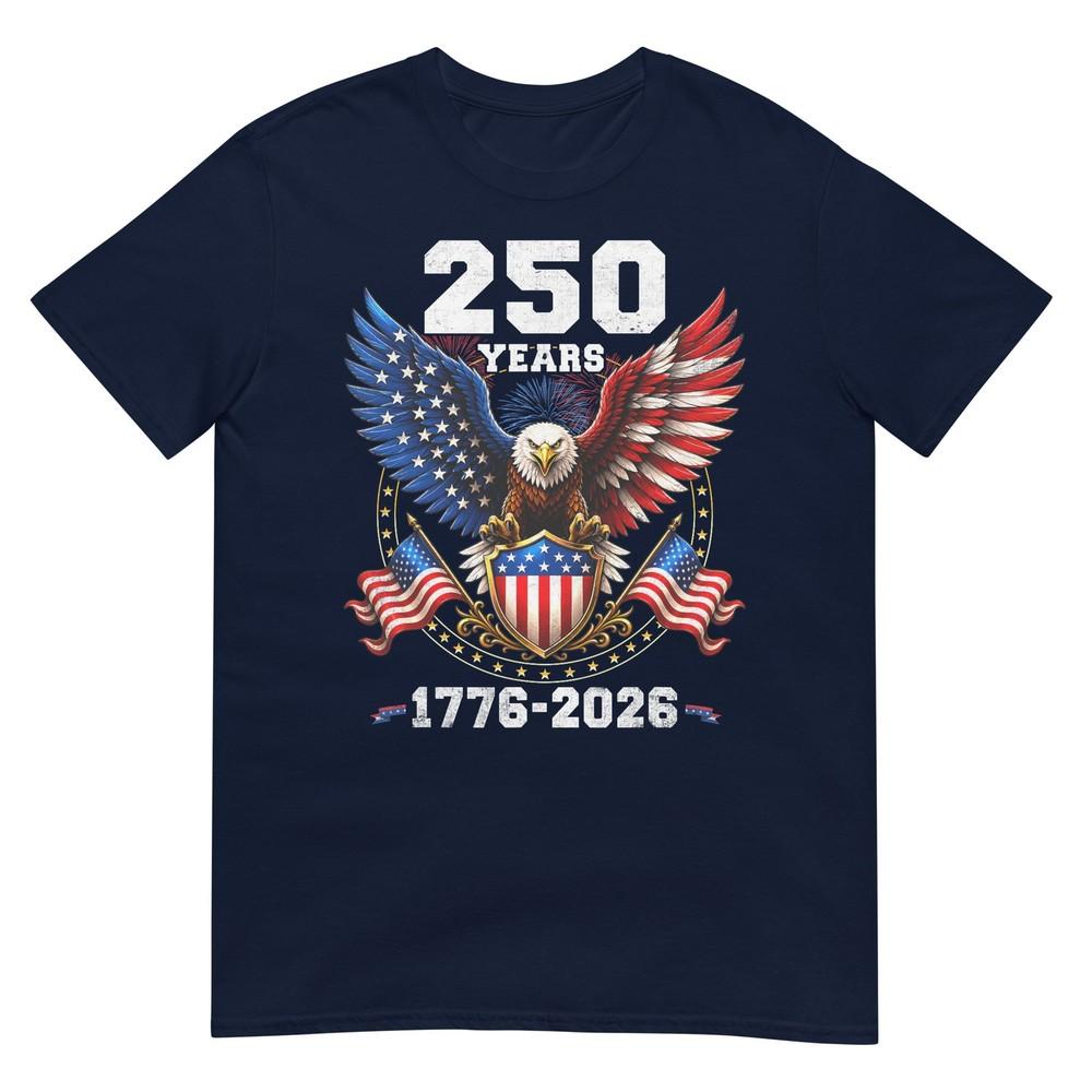 250 Anniversary Usa Patriotic 250 Years American 4th Of July TShirt S