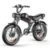 2000W Emoko C93-D Off-Road Electric Bike with Dual Motor & 48V23Ah, 20" Wide Tire, Oil Disc Brakes, Dual Suspension, Shimano 7-Speed E-Mountain Bike