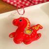2026 Festive Red Plush Doll Pendant Spring Festival New Year'S Small Gift Doll Pendant Good Luck, Safety And Happiness At Home