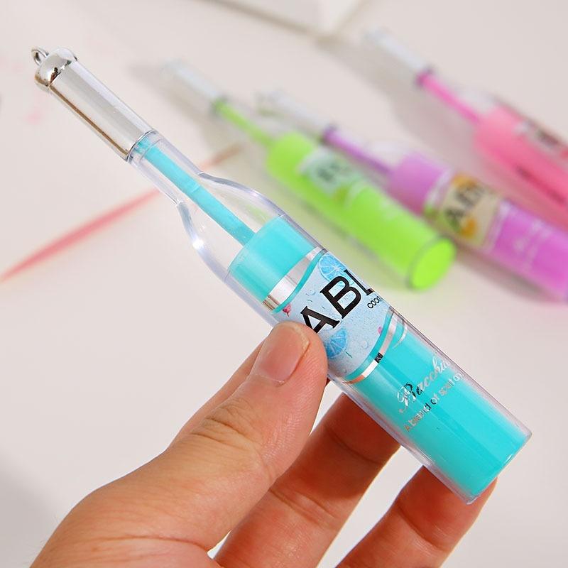 2pcs  Creative Cute Cocktails Neutral Pens&Gel Pens Bottle S Stationery School & Office & Promotional Supplies Writing Tools