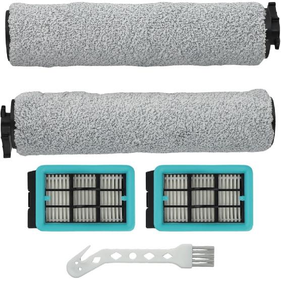 For Bissell For Crosswave Brush Rolls and Filters, Replacement Parts for CrossWave HF2/3845N/3831 Series Vacuum Cleaner, 2 Pack Brush Rollers &