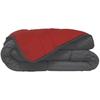 CALGARY Couette Chaude Microfibre 400g/m² Gris & Rouge 140x200cm