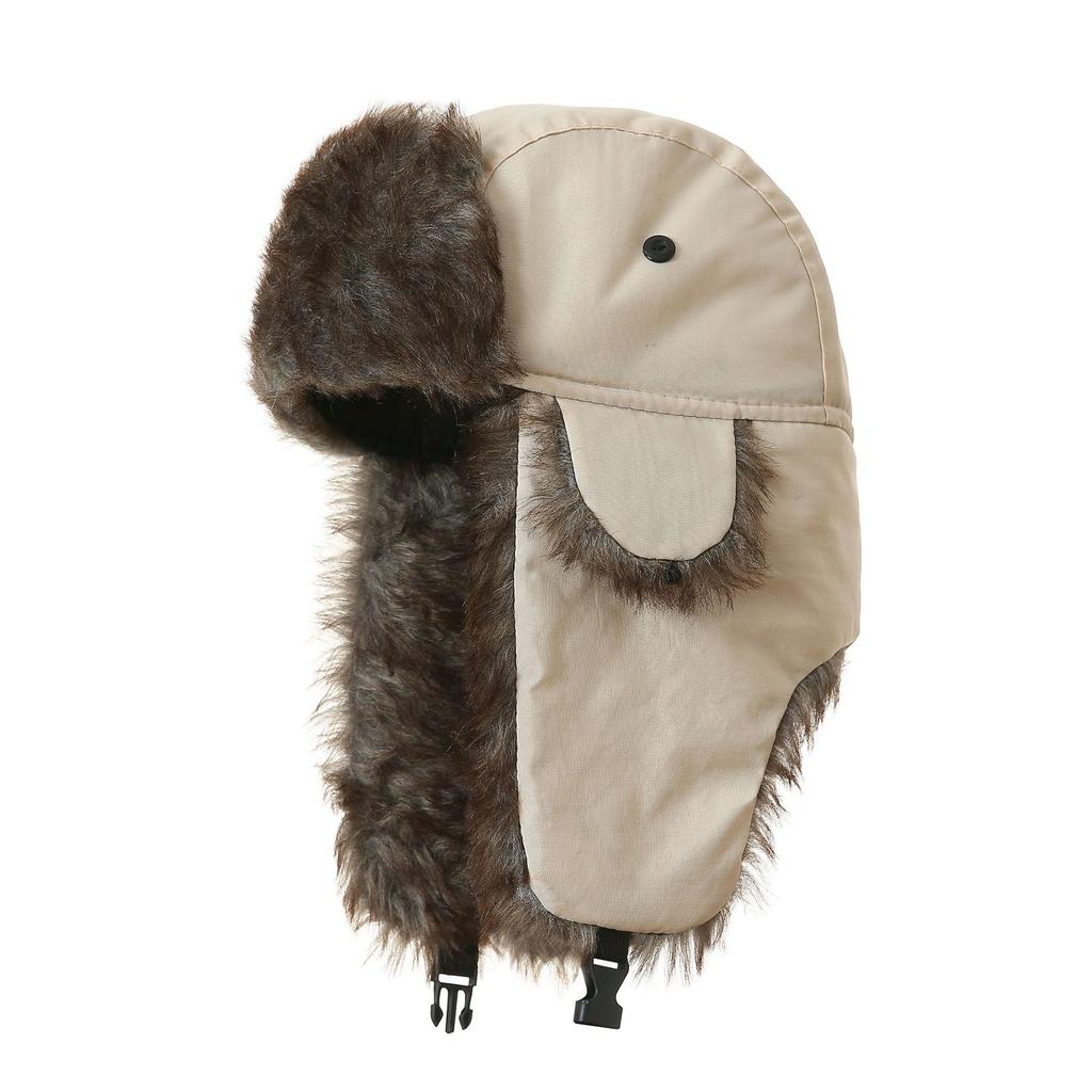 Unisex Warm Mens Women Trapper Cap Aviator Trooper Earflap Winter Flaps Ski Hat New Bomber Hats Russian Ski Hat Faux Fur Hats