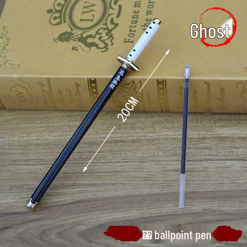 

Ручка шариковая металлическая Demon Slayer Signature - Камадо Тандзиро, Агацума Дзэницу, Водный, Насекомый и Пламенный Столпы 20CM Ballpoint Pen