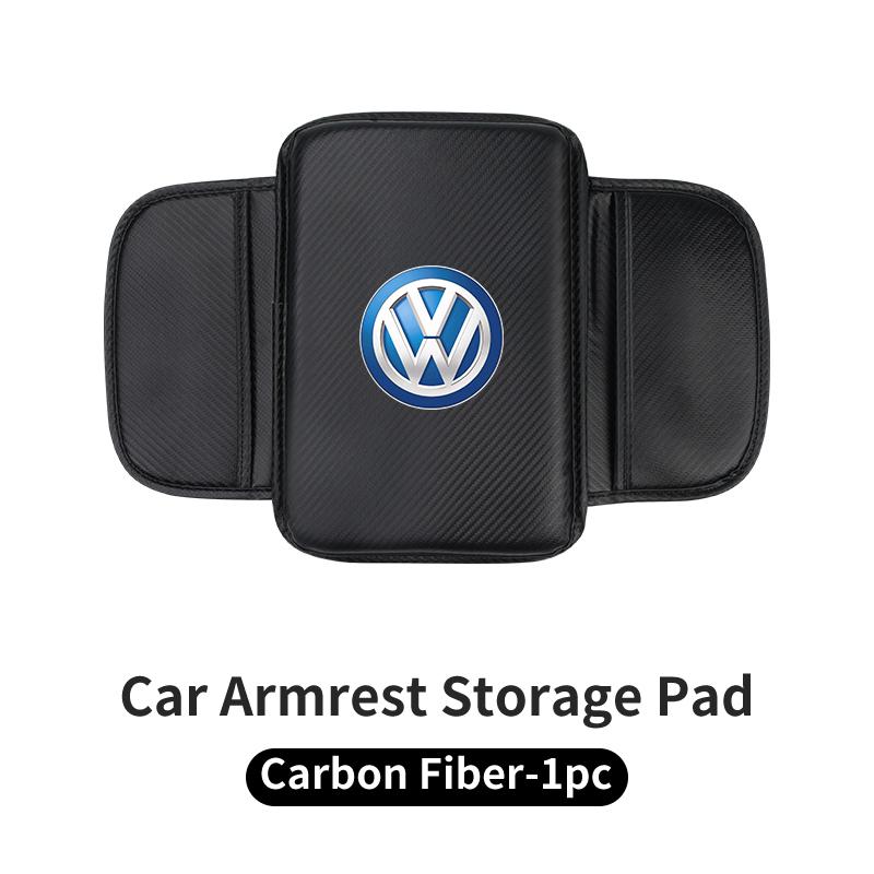 Car Center Console Protector Cover Armrest Box Cushion With Storage Function For VW Scirocco Jetta Beetle Golf Passat Tiguan Ce3