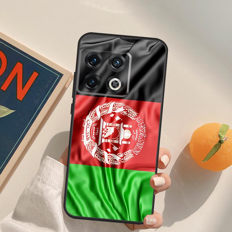 Flag of Afghanistan Case For OnePlus 13T 10T 10R 12R 13R 15 13 12 11 10 9 Pro Nord CE 5 2 3 4 Lite N20 N30 Cover