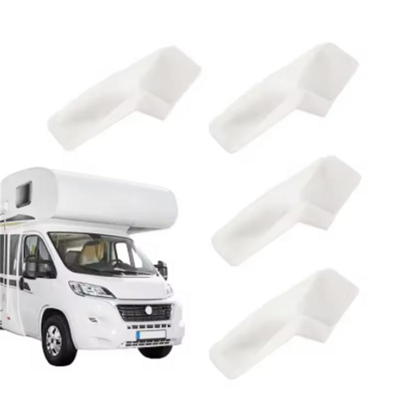 2 Stück Wohnmobil Dach Regenwasserablauf Ablaufkanal Dachablaufzubehör Langlebiger Kunststoff für Wohnmobil Wohnwagen Anhänger Dach Wasserableitung