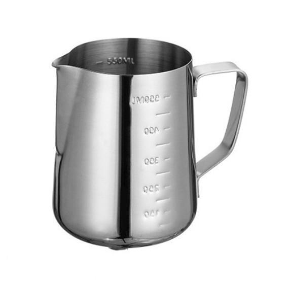 Reusable Stainless Steel Milk Frothing Pitcher With Precise Spout For Caf And Home