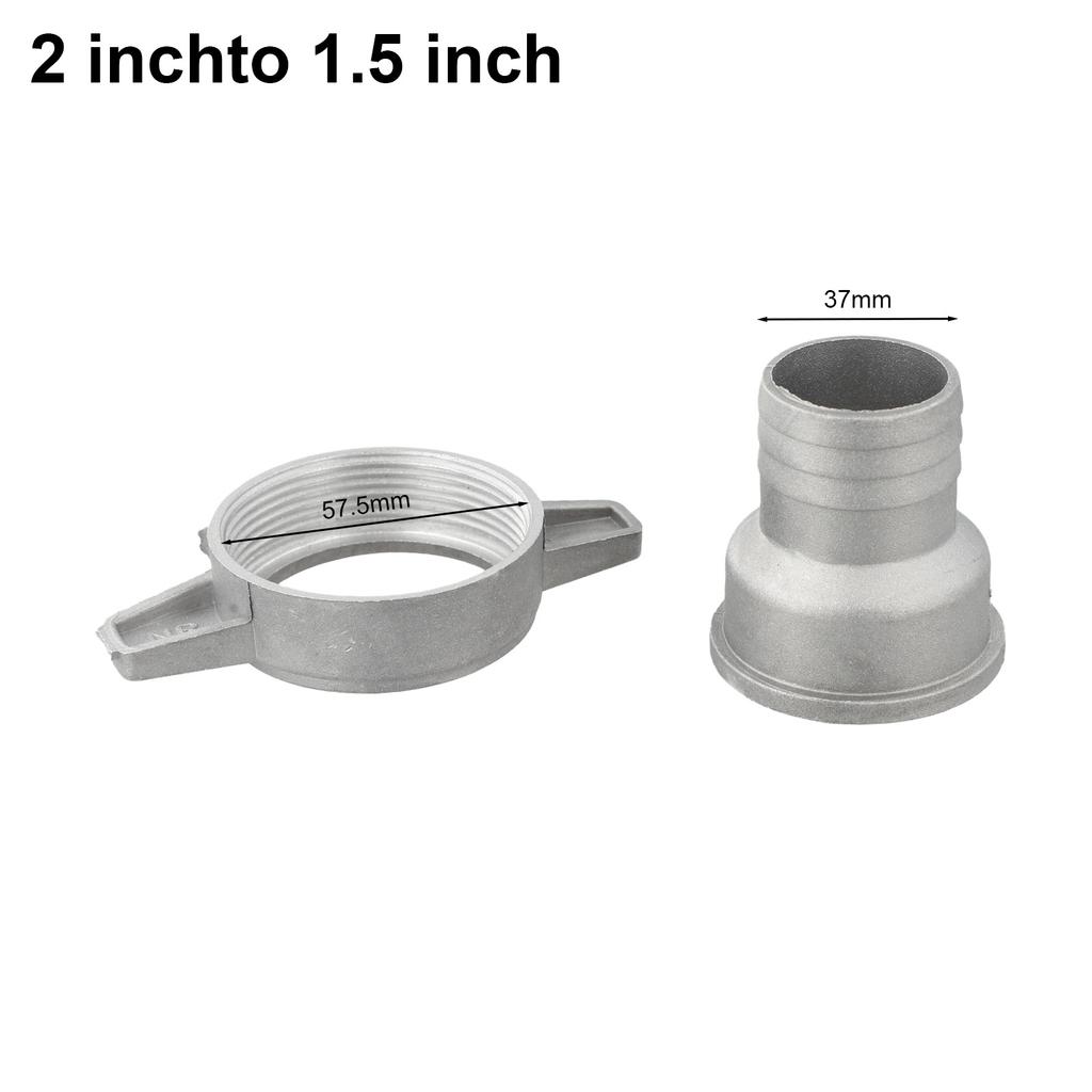 Aluminium Wasserpumpe Aluminium Rohranschluss mit Gummidichtung Wasserpumpen Verbindungsrohr Benzin-Wasserpumpe Zubehör