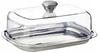 Transparent Stainless Steel Butter Dish with Lid 155x115 Cm