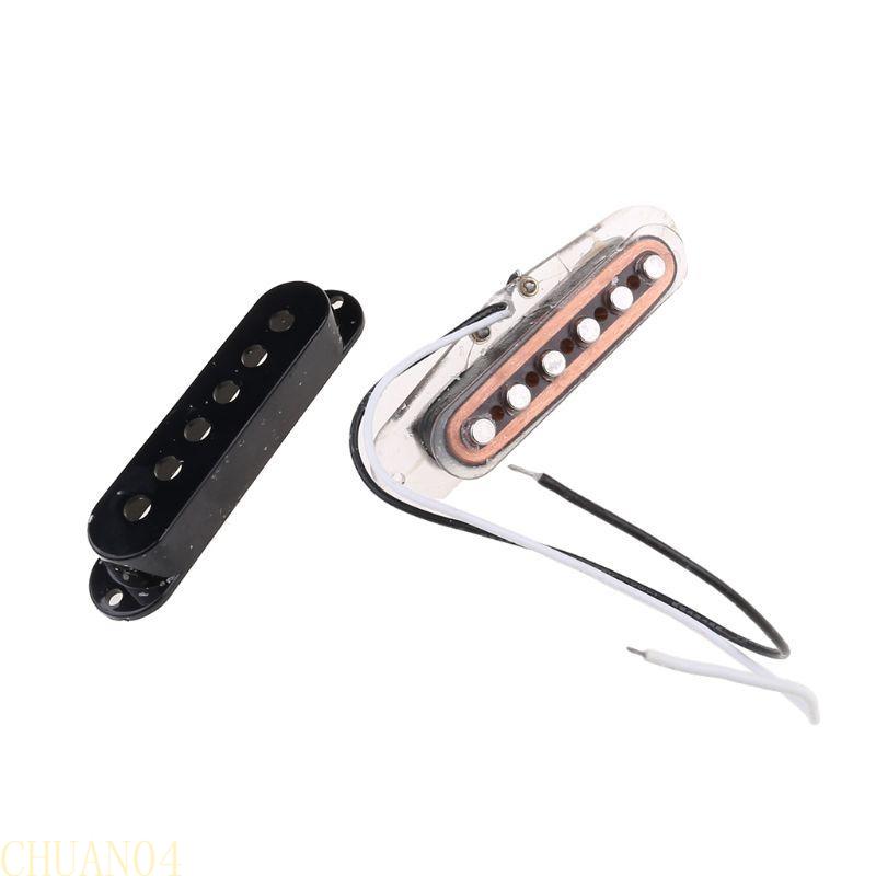 A1A2 6 Strings Electric Guitar Pickups Single Coil Bass Black