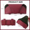 Car Visor Sunglasses Leather Car Glasses Holder Visor Accessory Glasses Holder Glasses Storage Box Holder, Clip, (Red)
