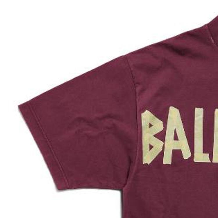 Balenciaga Tape Type Medium Fit T Shirt 739784TOVA94029