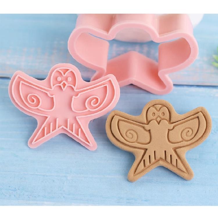 2/3Pcs Cartoon Pattern Printing Cookie Cutter Mold DIY Kites Zongzi Boats Mold