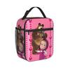 Cartoon M-Masha and Bear Thermal Insulated Lunch Bag for Office  Reusable Bento Box Cooler Thermal Food Box