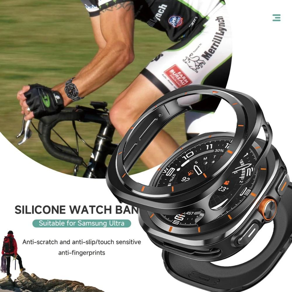 Metal Aluminium Alloy Case For Samsung Galaxy Watch Ultra 2025/2024 47mm Protective Hard Cover for Galaxy Watch 8 44mm 40mm No Glass