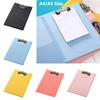 PU Leather Clipboard Color Contract Folder Simple Student Writing Pad  Gift