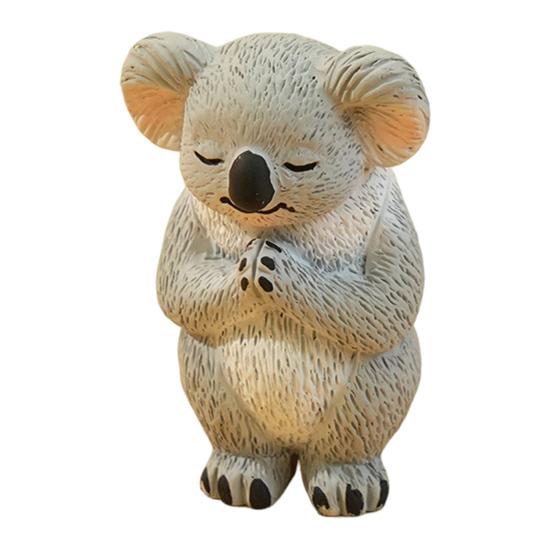 Clasp Hands Animal Statue Simulation Panda Rabbit Capybara Koala Dog Cat Monkey Ornament Resin Sculpture Decoration Ornament