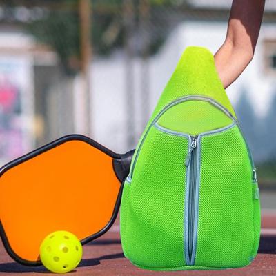 Large Capacity Sling Bag for Pickleball Racket Storage