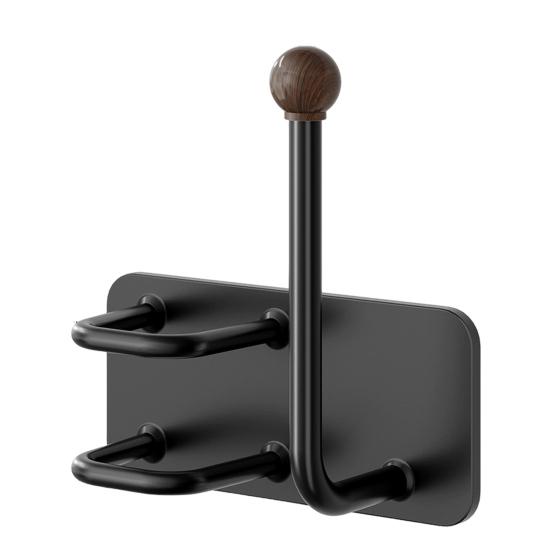 Držák na gumičky do vlasů, hřebenový držák, litinový, nerezavějící, vodotěsný, vertikální design, stojan pro uložení hřebenů a gumiček do vlasů, vlasové doplňky