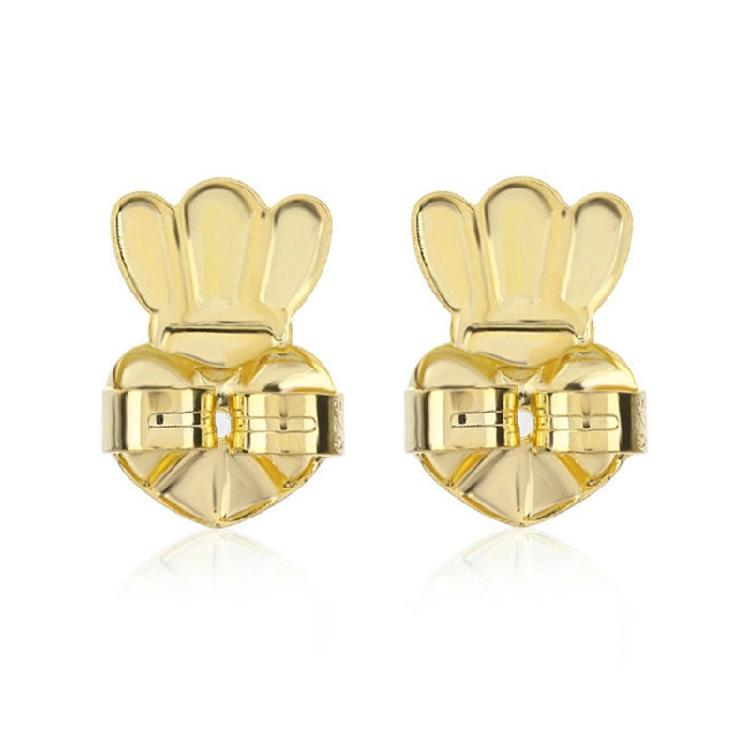 Hypoallergenic Safety Locking for Butterfly Ear Ring Stoppers Replacement Ear Lo