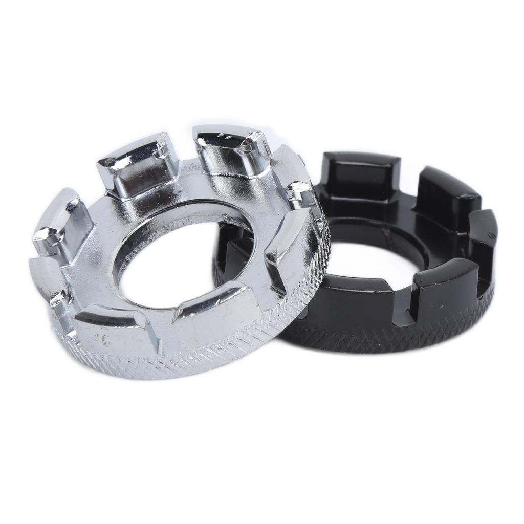 2Pcs Bicycle Spoke Wrenches 8 Cut Open Portable Pocket Bike Rim Adjustment Correct Tools