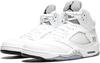 136027-130 Nike Air 5 Retro Metallic White 2015 (Men's)