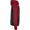 Build Your Brand Mens Contrast Raglan Hoodie