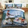 Wissenschaftlich-fantastisches Drachen-Bettwäsche-Set Bettbezug Laken Bedrucktes Bettwäsche-Set Kissenbezug Bett Einzelbett Doppelbett Queen King Size Bettdecke Schlafzimmer